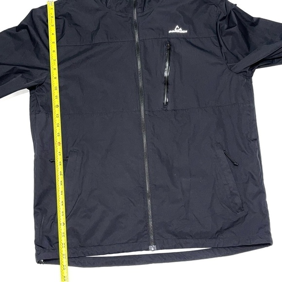 Paradox Woman Black Hood Rain Windbreaker Lightweight Winter Jacket Size L - Picture 9 of 12